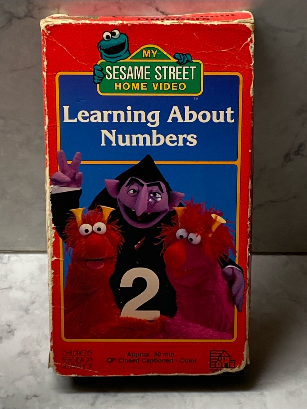 Sesame Street Learning About Numbers VHS